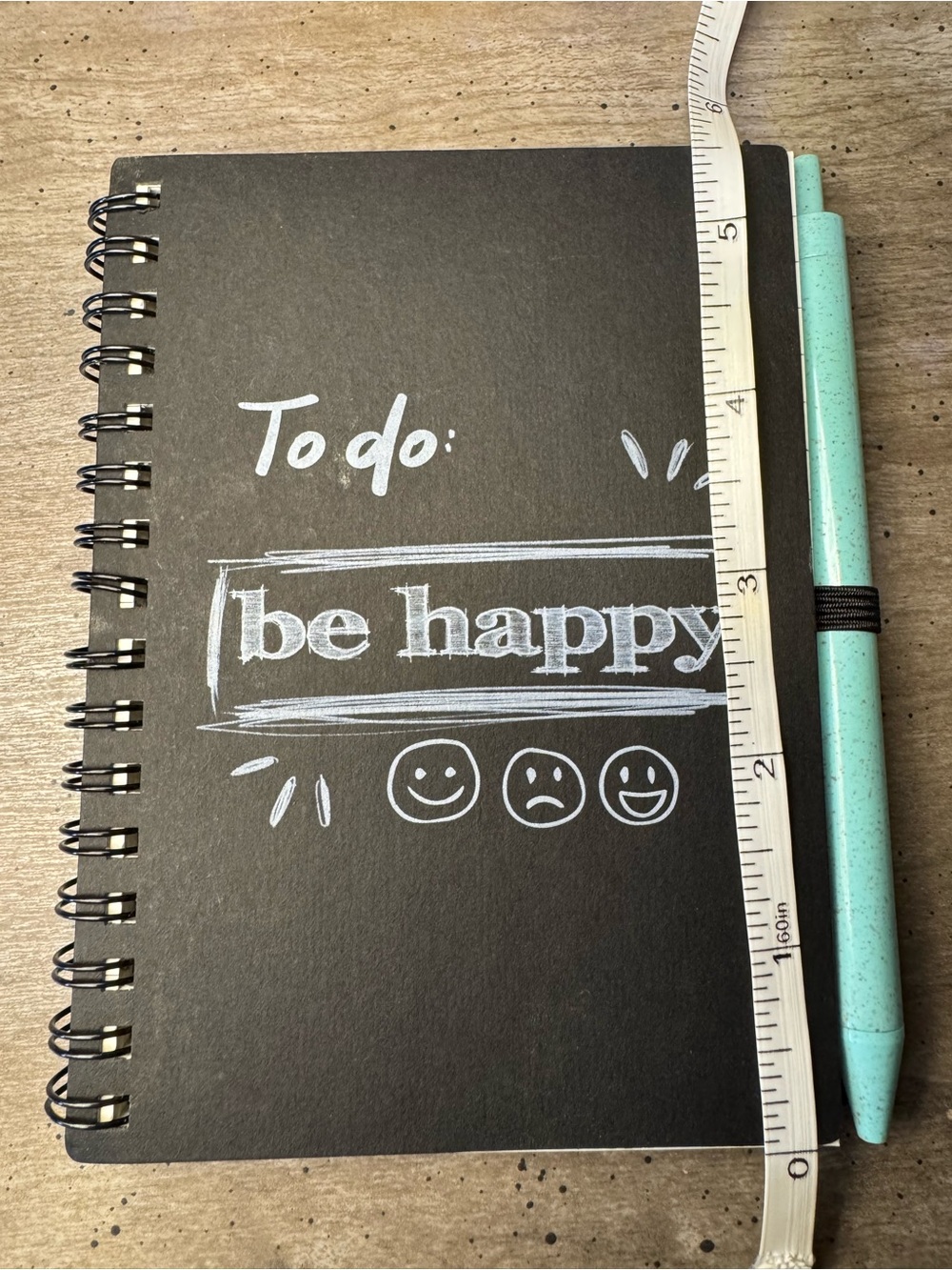 “Be Happy” Notebook with Pen - Picture 2 of 3
